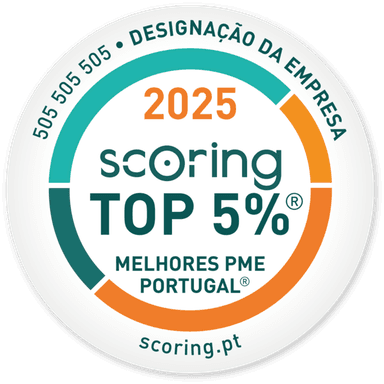 Selo Scoring — Top 5% Melhores PME Portugal 2025
